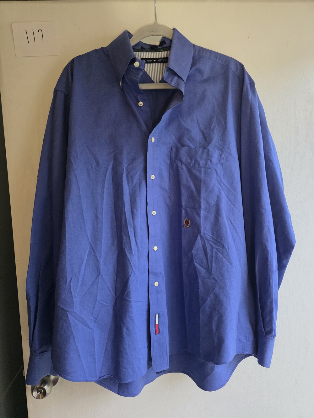 Tommy Hilfiger Men's Deep Blue Button-Down Shirt
